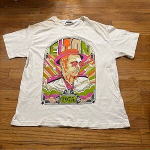 DAYDREAMER daydreamer elton john 1975 boyfriend tee in stone size small